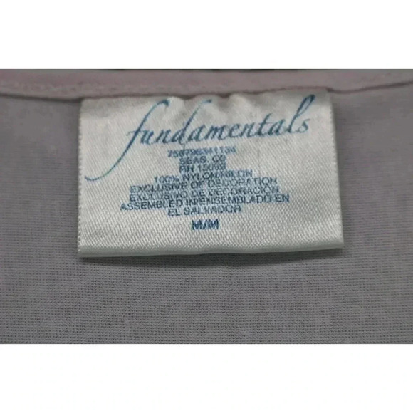 Women's Vintage Nylon Gown-Fundamentals-Light Purple-Size Medium - Picture 3 of 8